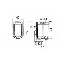 Vòi tắm sen lạnh American Standard WF-T825B