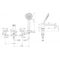 Vòi bồn tắm American Standard WF-1300