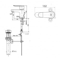 Vòi nóng lạnh American Standard WF-0701
