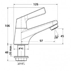 Vòi lạnh American Standard WF-T601