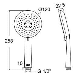Tay sen nóng lạnh American Standard A-6099-CH-HS