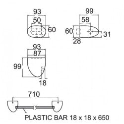 Thanh treo khăn American Standard VF-9485