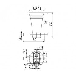 Móc áo American Standard WF-6581
