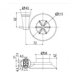 Kệ đựng xà phòng American Standard WF-6582