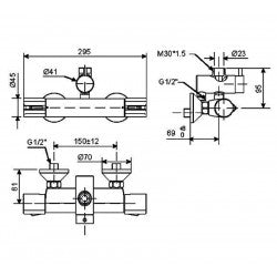 Vòi điều chỉnh nhiệt độ American Standard WF-4948