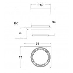 Kệ đựng ly American Standard K-1384