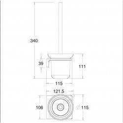 Bộ cọ chùi vệ sinh American Standard K-1386