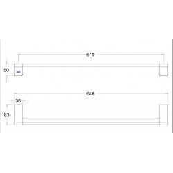 Thanh treo khăn American Standard K-1393