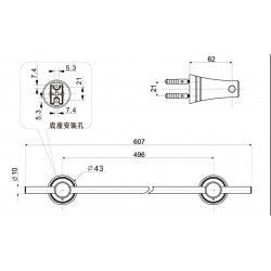 Thanh treo khăn American Standard WF-6588