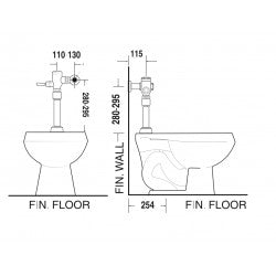 Van xả bồn cầu American Standard WF-9858