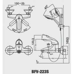 Sen vòi nóng lạnh inax BFV-223S