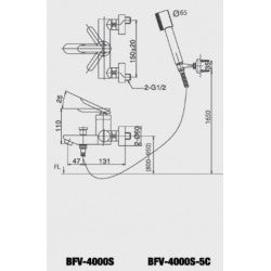 Sen vòi nóng lạnh Inax BFV-4000S-5C