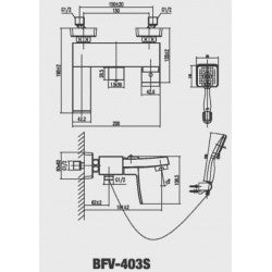 Sen vòi nóng lạnh Inax BFV-403S