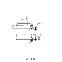 Vòi lạnh Inax LF-16-13