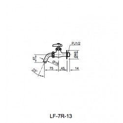 Vòi lạnh Inax LF-7R-13