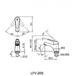 Vòi lạnh Inax LFV-20S