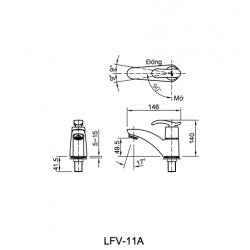 Vòi lạnh Inax LFV-11A