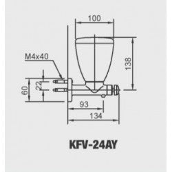 Hộp xà phòng nước gắn tường Inax KFV-24AY