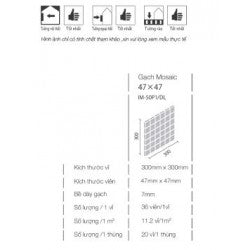 Gạch Inax 30 cm x 30 cm IM-50P1/DL1