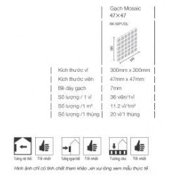 Gạch Inax 30 cm x 30 cm IM-50P1/WV-1