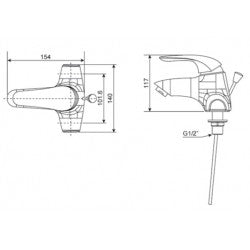 Vòi Lavabo American Standard WF-1502