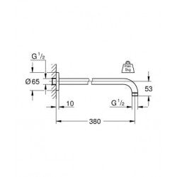 Thanh nối Grohe 28361000