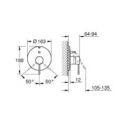 Mặt Nạ Bộ Sen Âm Grohe 19285001