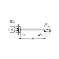 Thanh nối bát sen Grohe 27709000