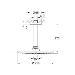Thanh treo + Bát sen Grohe 26063000