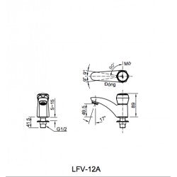 Vòi lạnh Inax LFV-12AP