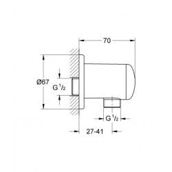 Đầu nối ra nước Grohe 28671000