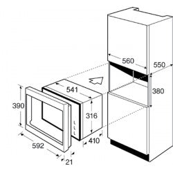 Lò vi sóng BRANDT ME1030W