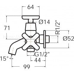 Vòi lạnh American Standard WF-T703