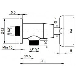 Vòi lạnh American Standard WF-T704
