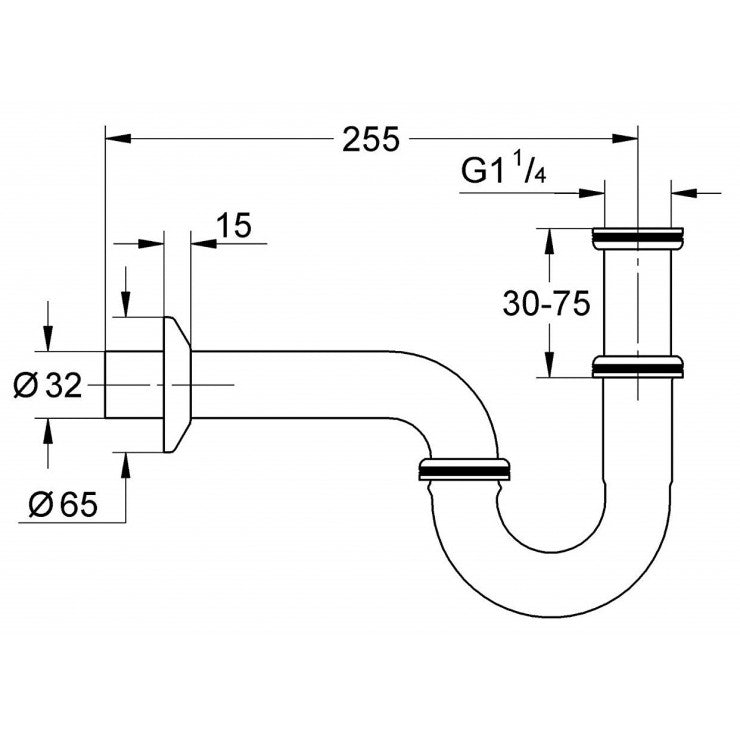 Ống xả thải Grohe 28947000