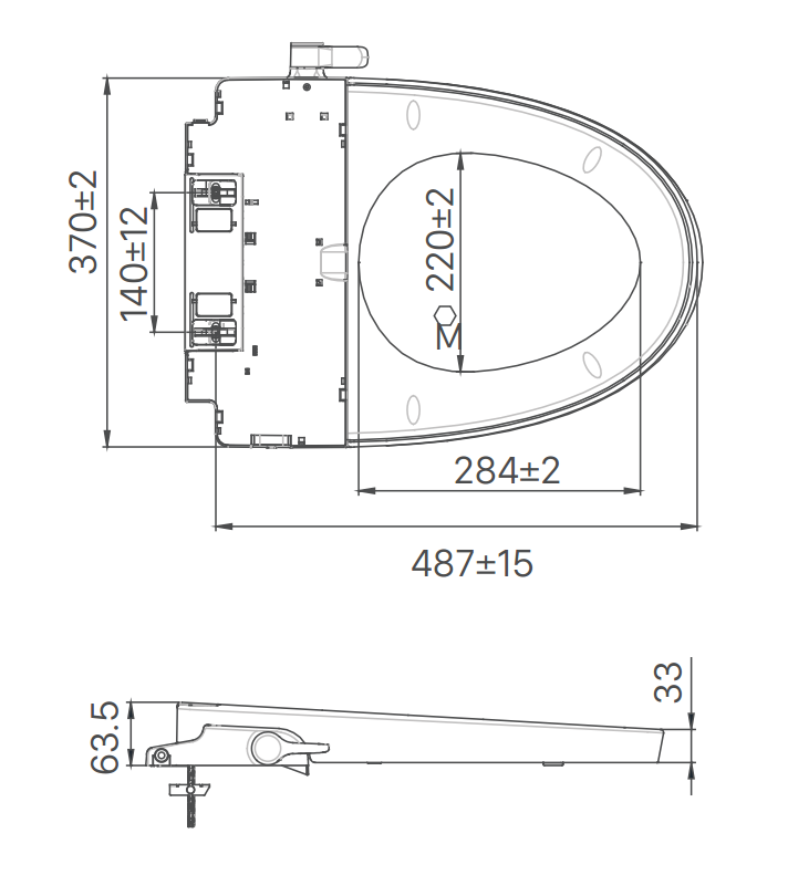 Nắp rửa cơ Inax CW-S32VN