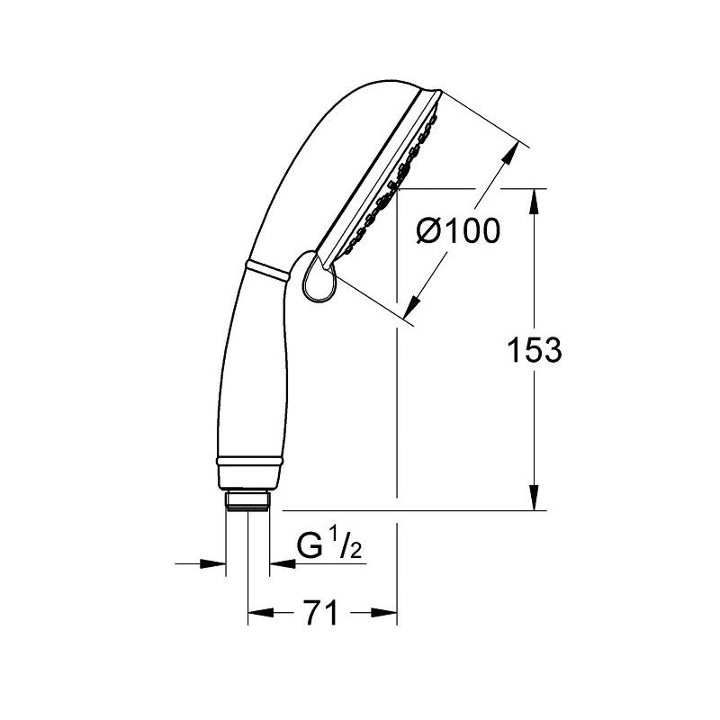 Tay sen Grohe NTempesta Rustic 100 IV 26085001