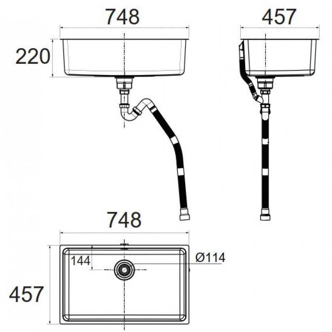 Chậu bếp American Standard FFASX125