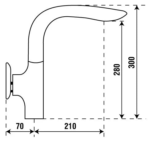 Vòi rửa chén PONA PNK-110C