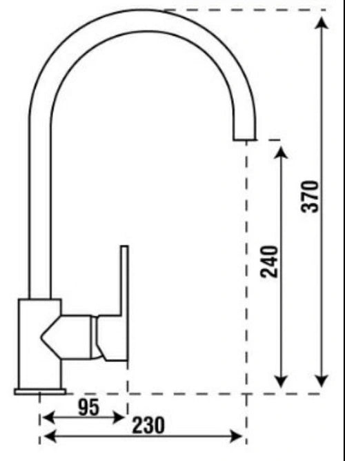 Vòi rửa chén PONA PNK2-2322