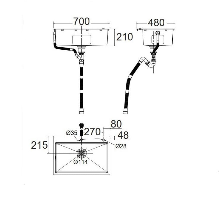 Chậu bếp American Standard FFASX121
