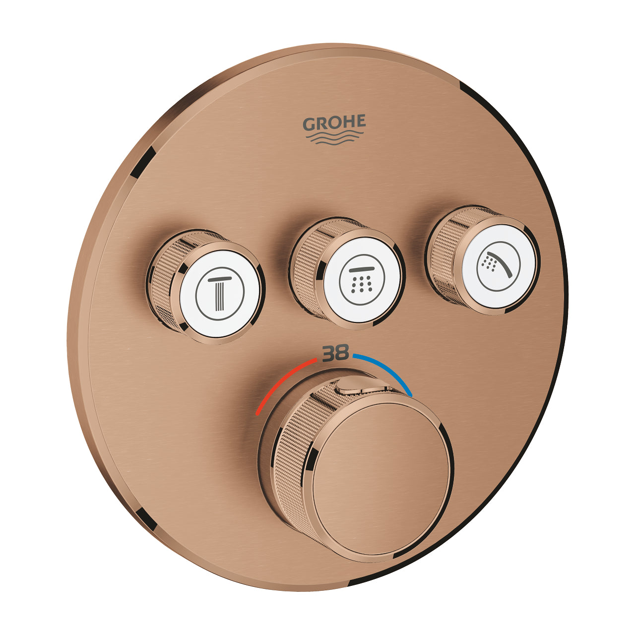 Mặt nạ bộ điều khiển sen âm Grohe Grohtherm SmartControl 29121DL0 (Chưa bao gồm bộ âm)