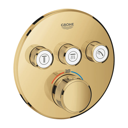 Mặt nạ bộ điều khiển sen âm Grohe Grohtherm SmartControl 29121GL0 (Chưa bao gồm bộ âm)
