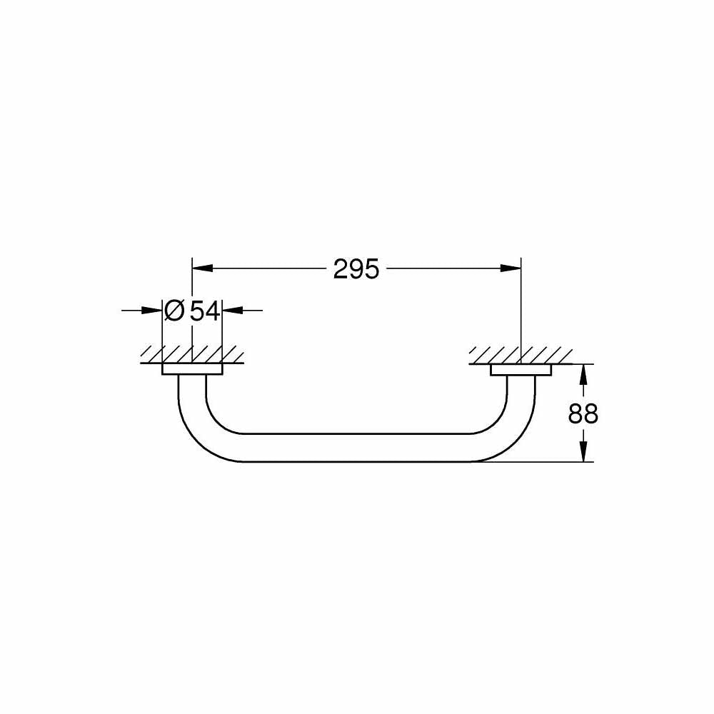 Tay vịn gắn tường Grohe Essentials 40421001