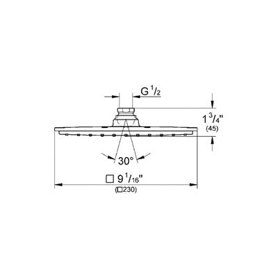Bát sen Grohe Rainshower Allure 230 27480000