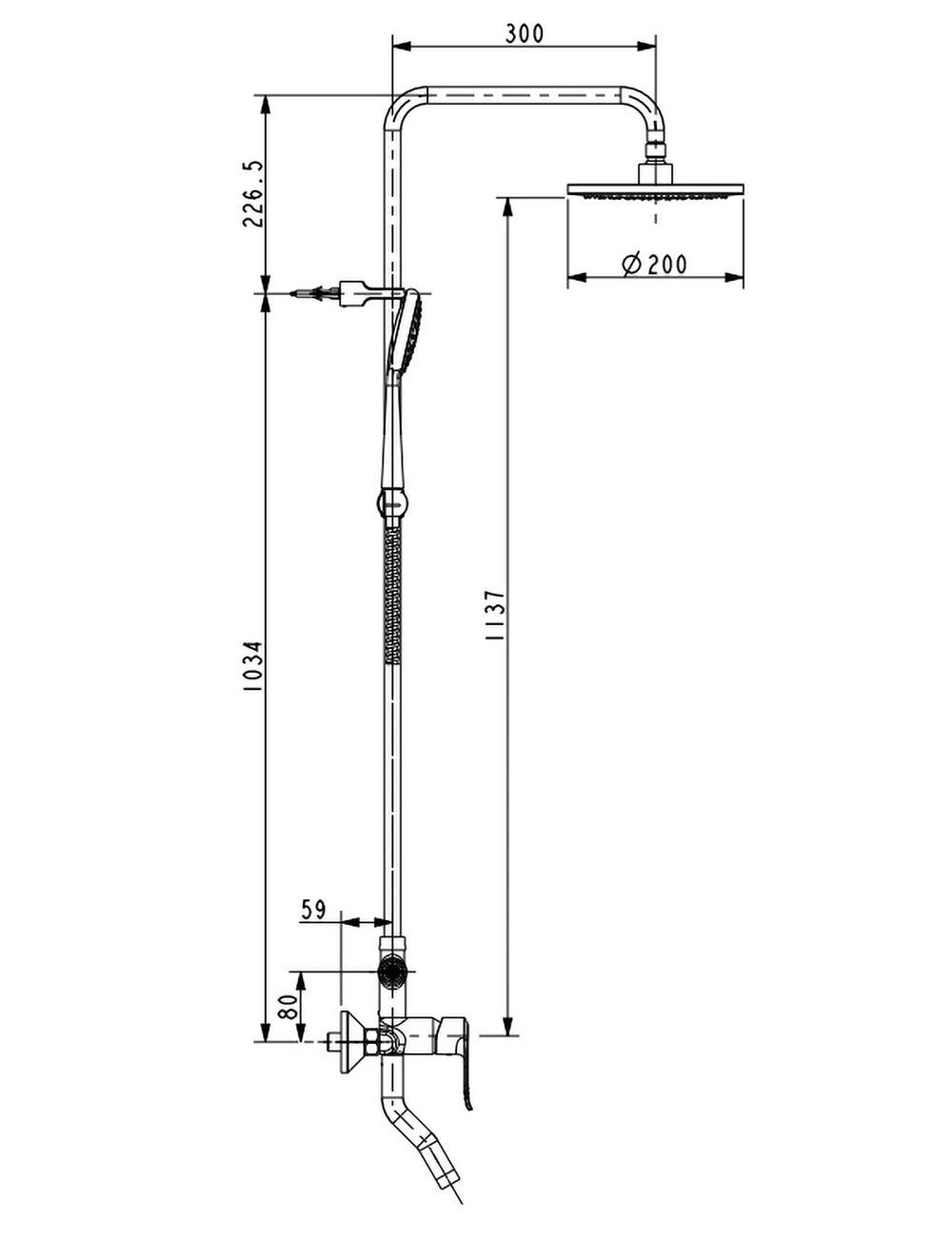 Sen cây phun mưa American Standard WF-9088