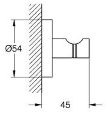 Móc áo Grohe Essentials 40364A01