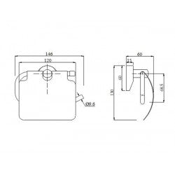 Móc giấy vệ sinh BAO M1-1003