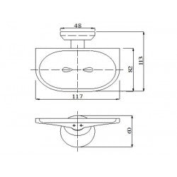 Kệ đựng xà phòng BAO M1-1006
