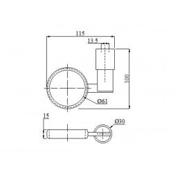 Kệ đựng xà phòng BAO M4-406A